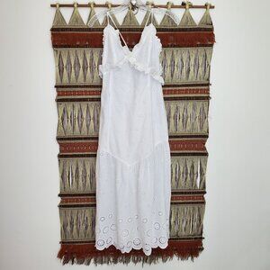 Majorelle cotton eyelet summer dress